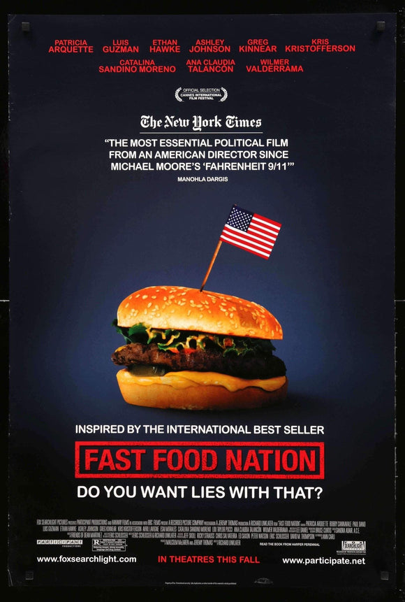 FAST FOOD NATION    ( SLIGHTLY CREASED)